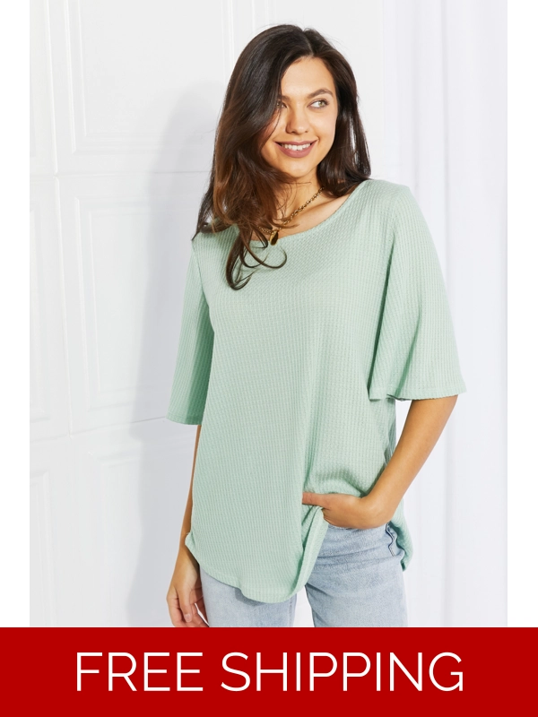 Honeysuckle Flare Sleeve Tunic